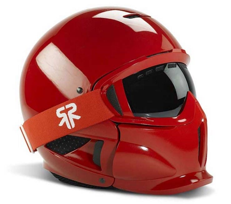 Горнолыжный шлем Ruroc с интергрированной маской и съемной защитой подбородка