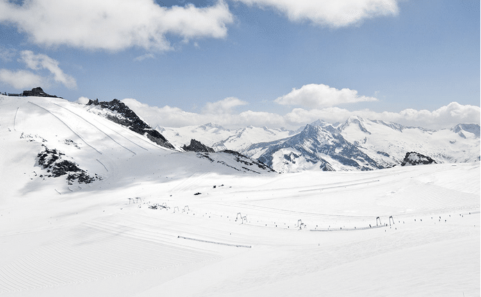 Где покататься на горных лыжах летом - ледник Хинтертукс